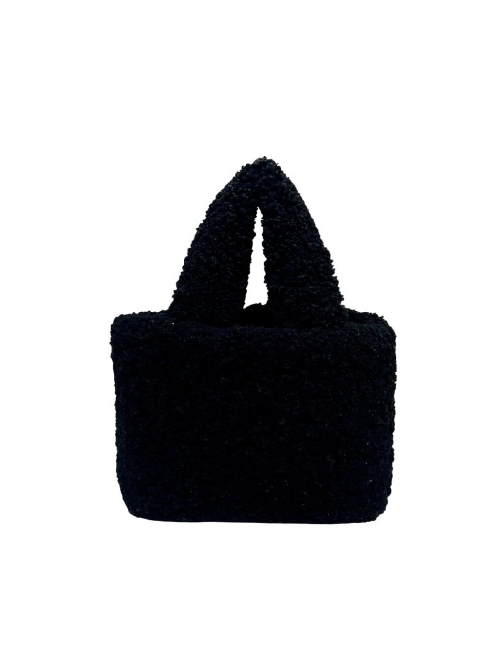 Laundry Black Sherpa Tote Bag